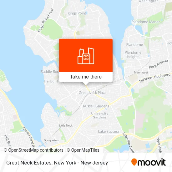 Great Neck Estates map