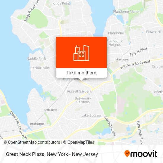 Great Neck Plaza map