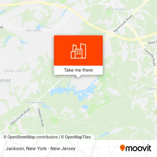 Jackson, Nj map