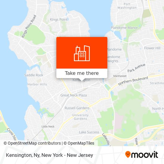 Kensington, Ny map