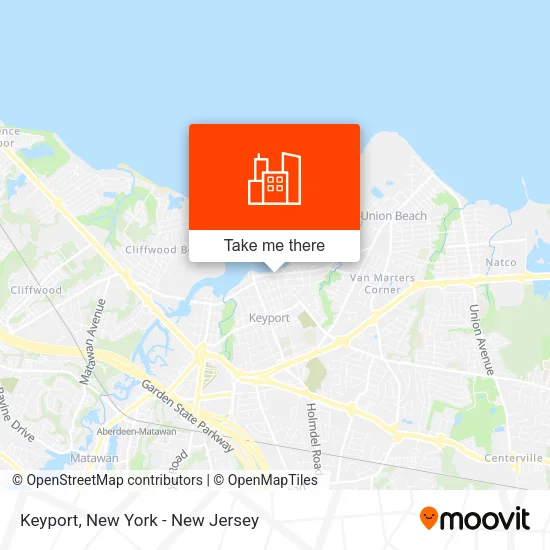 Keyport map