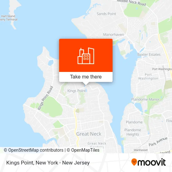 Kings Point map