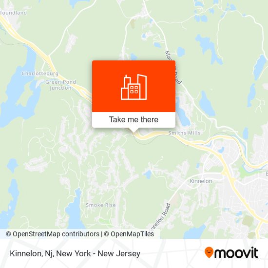 Mapa de Kinnelon, Nj