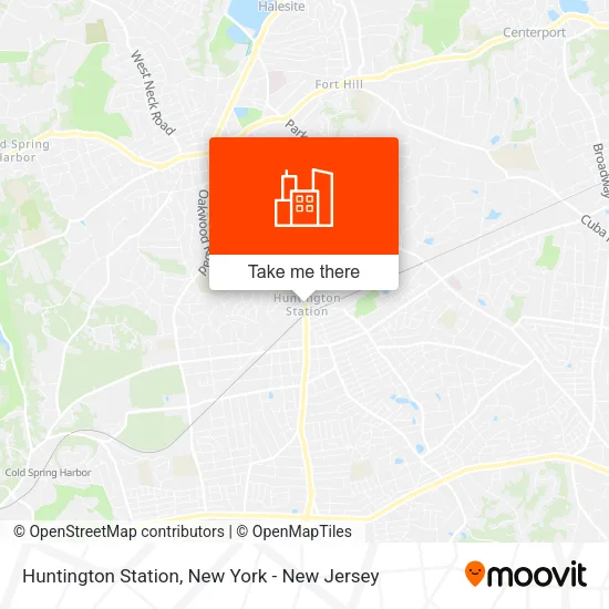 Huntington Station map