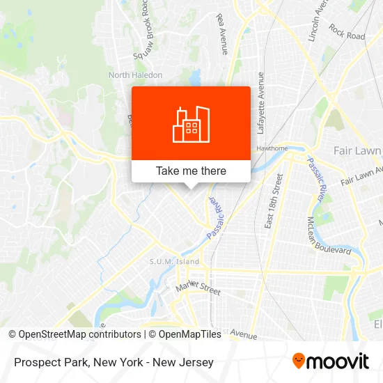 Prospect Park map