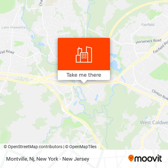 Mapa de Montville, Nj