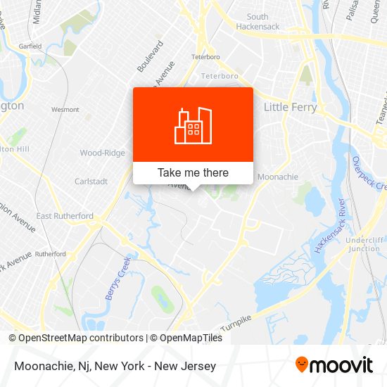 Moonachie, Nj map