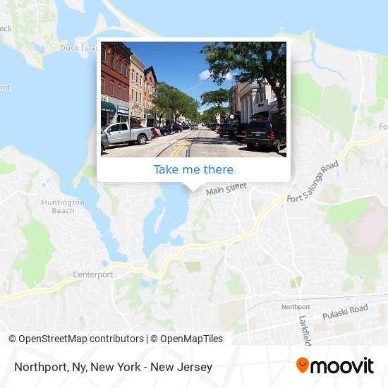 Northport, Ny map