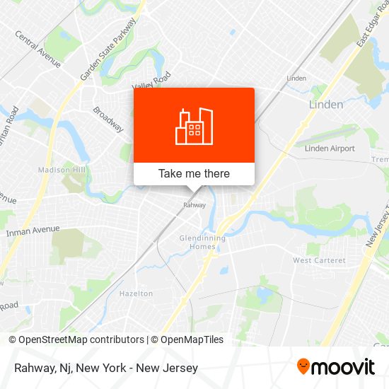 Rahway, Nj map