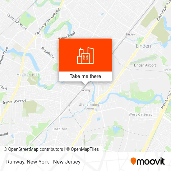 Rahway map