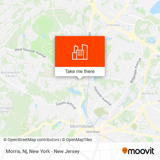 Morris, Nj map