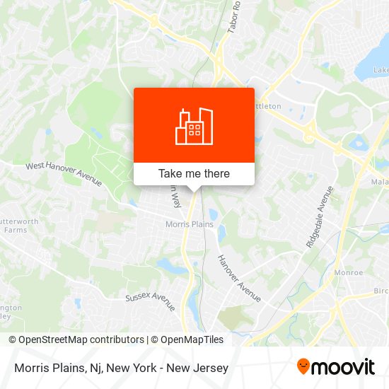 Morris Plains, Nj map