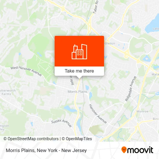 Morris Plains map