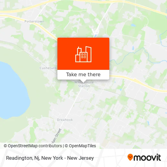Readington, Nj map
