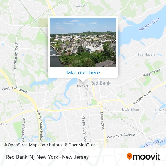 Red Bank, Nj map