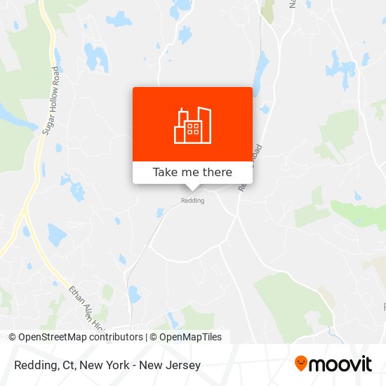 Redding, Ct map