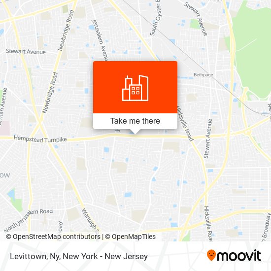 Levittown, Ny map