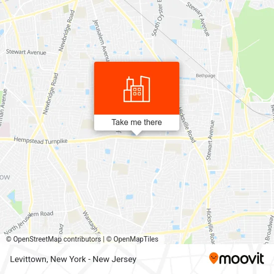 Levittown map