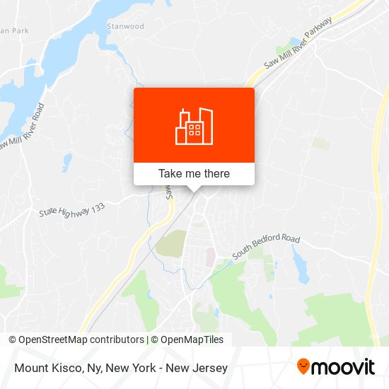 Mapa de Mount Kisco, Ny