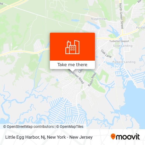 Mapa de Little Egg Harbor, Nj