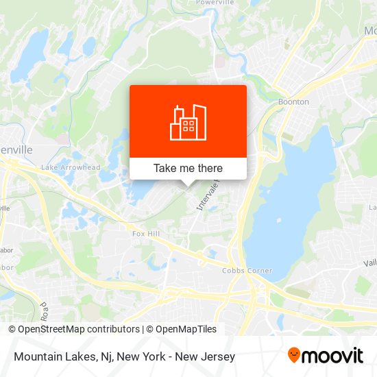 Mountain Lakes, Nj map