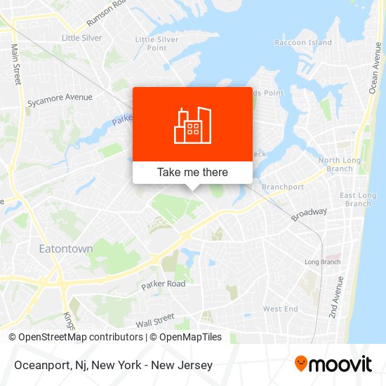 Oceanport, Nj map