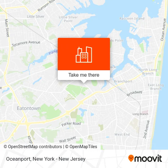 Oceanport map