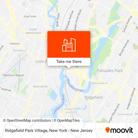 Ridgefield Park Village map