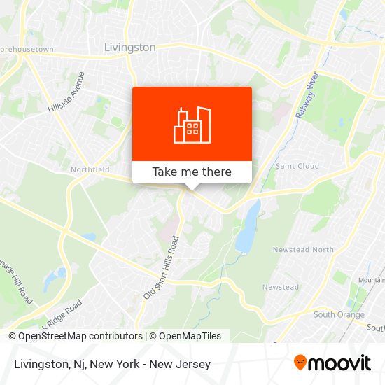 Livingston, Nj map