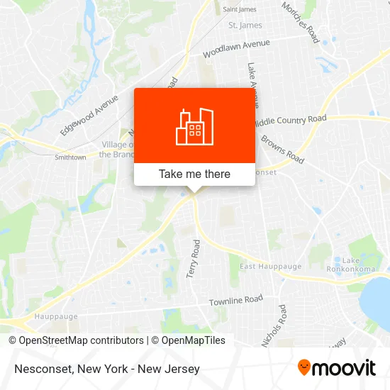 Nesconset map
