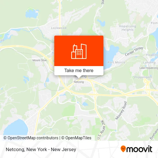 Netcong map
