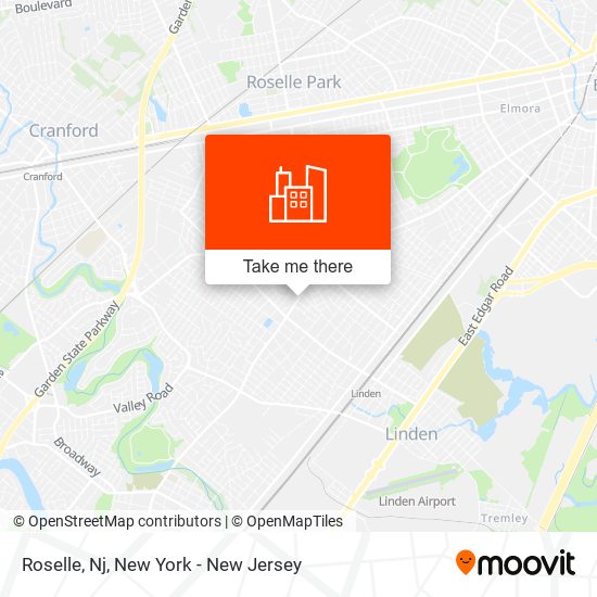 Roselle, Nj map