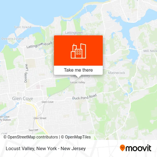 Locust Valley map