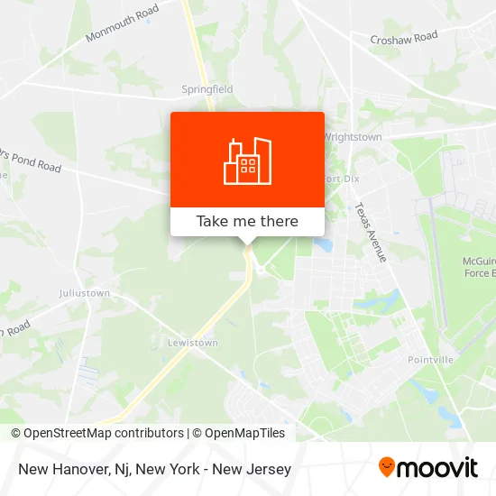 New Hanover, Nj map