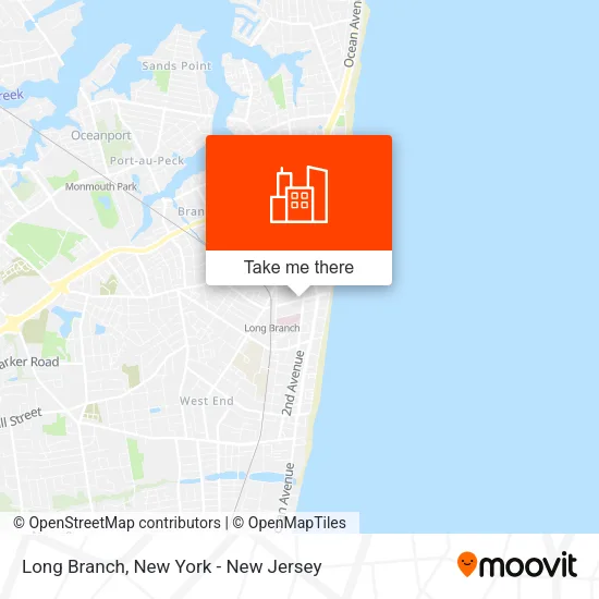 Long Branch map