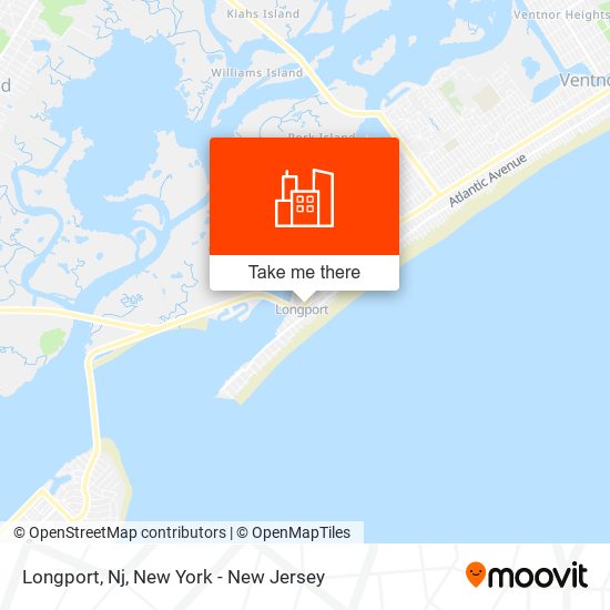 Longport, Nj map