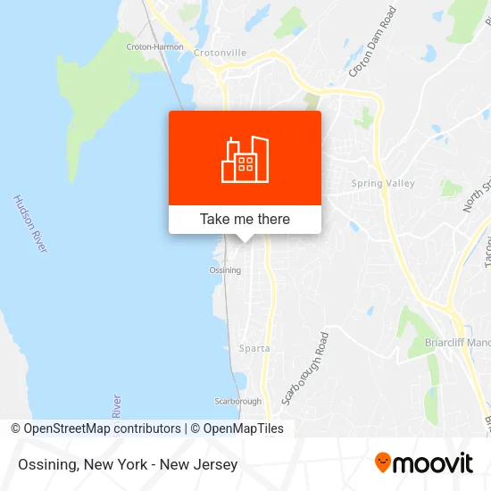 Ossining map