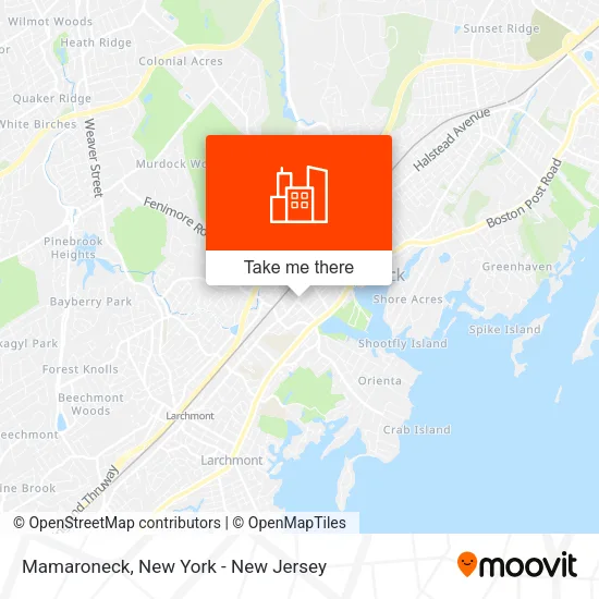 Mamaroneck map