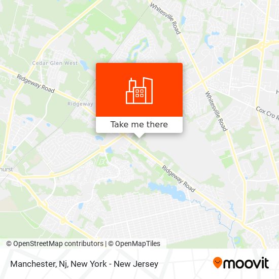 Manchester, Nj map