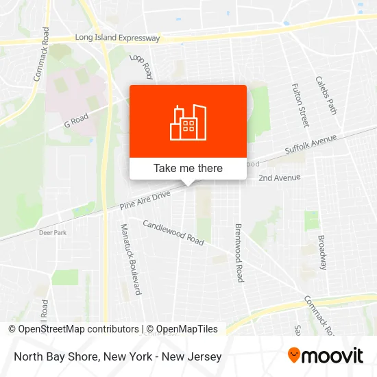 North Bay Shore map