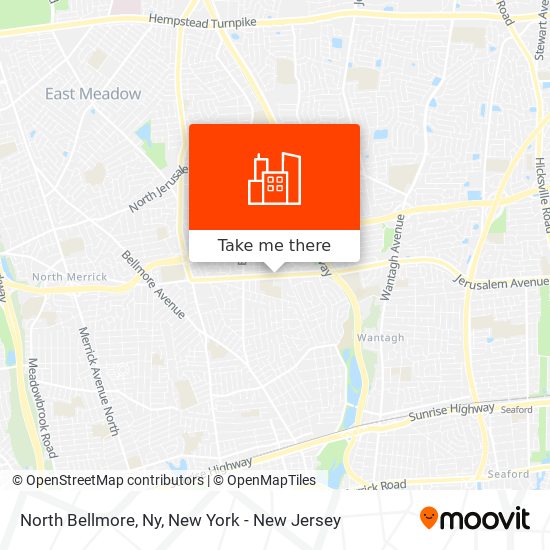 Mapa de North Bellmore, Ny