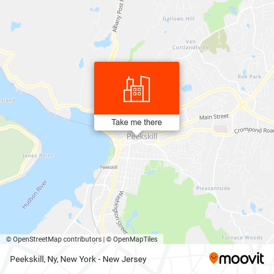 Peekskill, Ny map