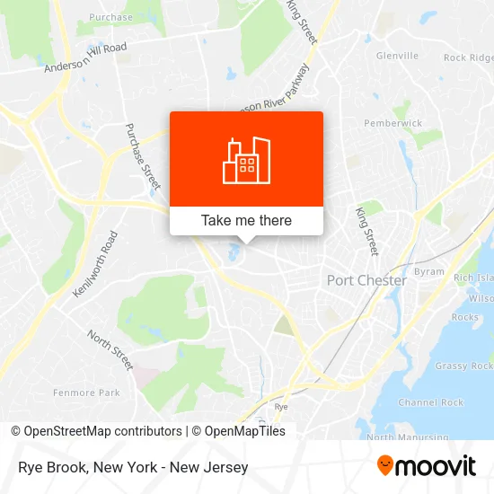 Rye Brook map