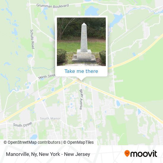 Manorville, Ny map