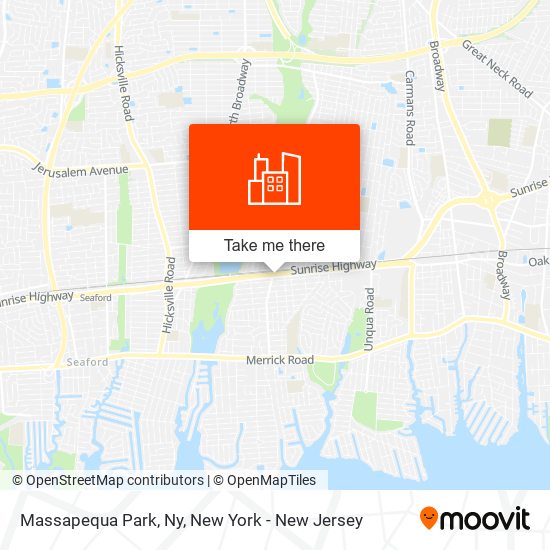 Massapequa Park, Ny map