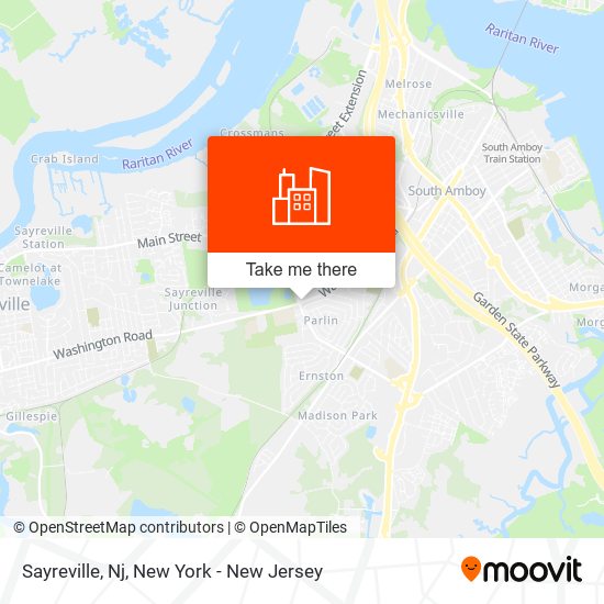 Sayreville, Nj map