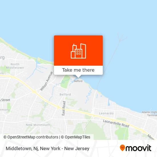 Middletown, Nj map