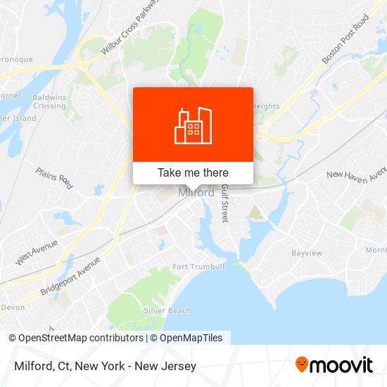 Milford, Ct map