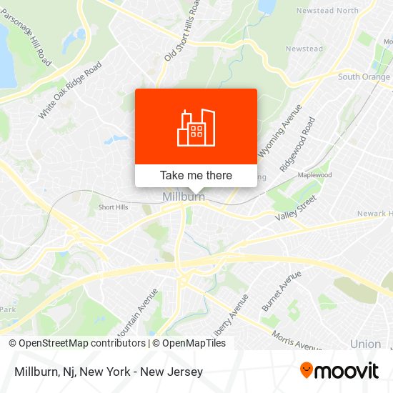 Millburn, Nj map