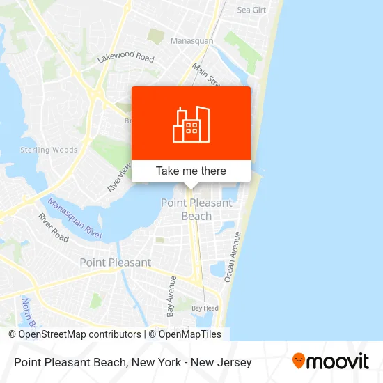 Point Pleasant Beach map